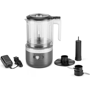 KitchenAid, pelēka - Bezvadu smalcinātājs