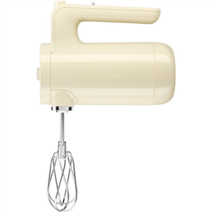 KitchenAid, beige - Cordless hand mixer