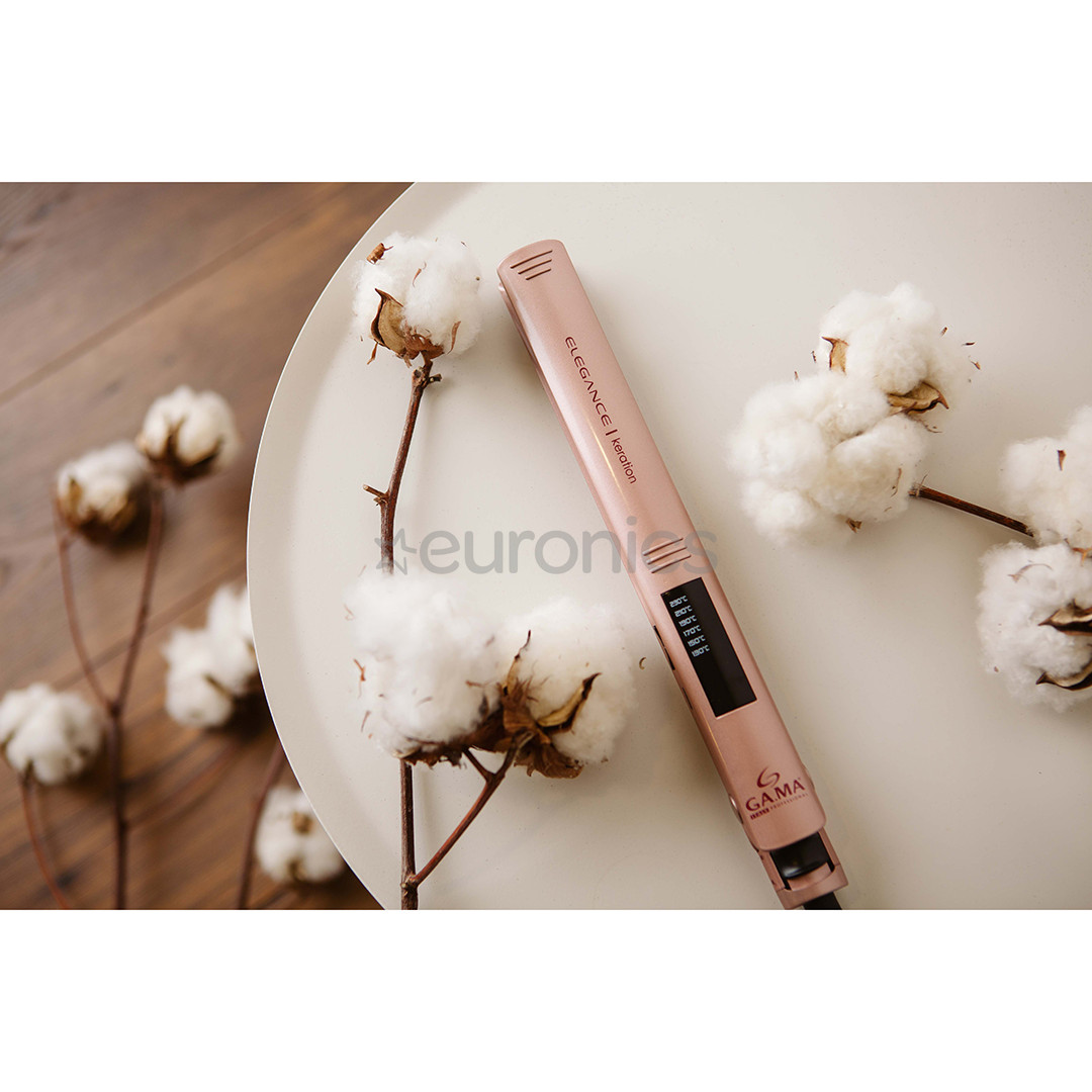 GA.MA Keration Elegance LED, 130-230°C, медный - Щипцы для выпрямления волос