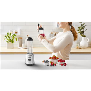 Tefal Mix & Move, 300 W, pelēka - Sporta blenderis