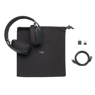 Logitech Zone Vibe 125 Wireless, black - Wireless headset