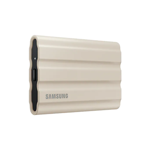 Samsung T7 Shield, 2 TB, USB-C 3.2, bēša - Ārējais SSD cietais disks MU-PE2T0K/EU