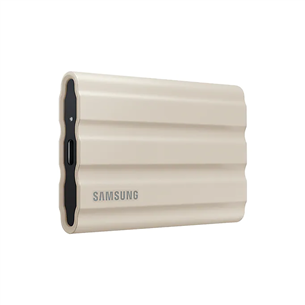 Samsung T7 Shield, 1 TB, USB 3.2 Gen 2, bēša - Ārējais SSD cietais disks MU-PE1T0K/EU