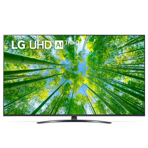 LG UQ8100, LED LCD, 4K, 75", centra statīvs, melna - Televizors 75UQ81003LB.AEU