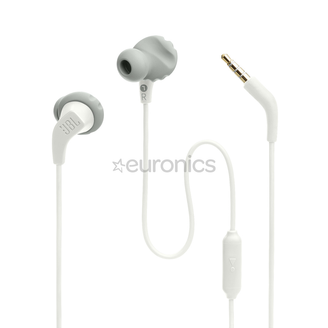 JBL Endurance Run 2, white - Sports headphones