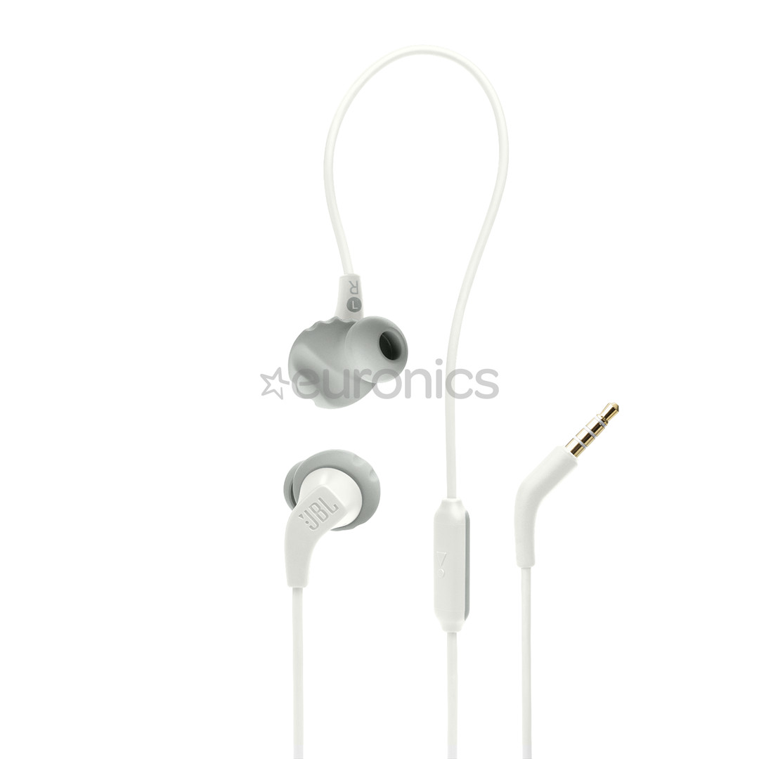 JBL Endurance Run 2, white - Sports headphones