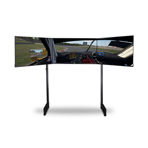 Next Level Racing Elite Freestanding Triple Monitor Stand, melna - Monitora statīva aksesuārs