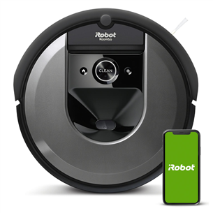 iRobot Roomba i7, pelēka - Robots putekļu sūcējs ROOMBAI7