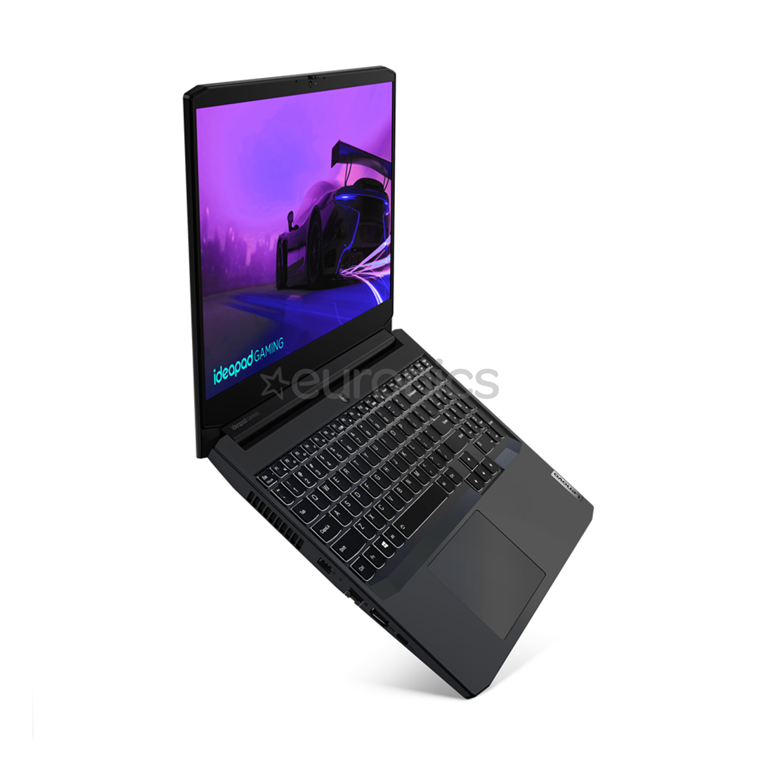 Lenovo IdeaPad Gaming 3 15IHU6, 15.6'', i5, 16 GB, 512 GB, RTX3050Ti, W11H, melna - Portatīvais dators