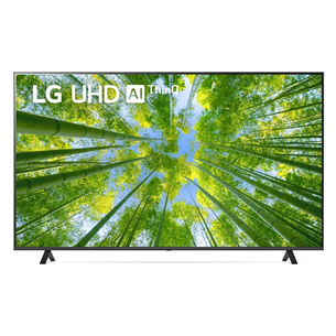 LG UQ8000, 4K UHD, 86", sānu statīvs, melna - Televizors 86UQ80003LB.AEU
