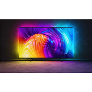 Philips The One PUS8517, 43'', 4K UHD, LED LCD, боковые ножки, темно-серый - Телевизор