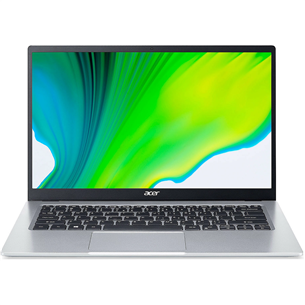 Acer Swift 1, 14'', Pentium N5030, 8 GB, 256 GB, W11H, sudraba - Portatīvais dators