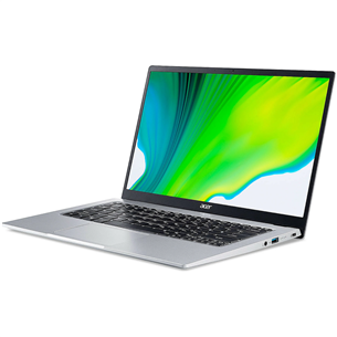 Acer Swift 1, 14'', FHD, Pentium N5030, 8 ГБ, 256 ГБ, ENG, серебристый - Ноутбук