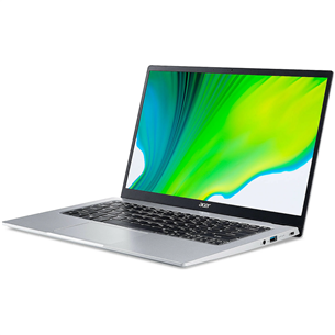 Acer Swift 1, 14'', Pentium N5030, 8 GB, 256 GB, W11H, sudraba - Portatīvais dators