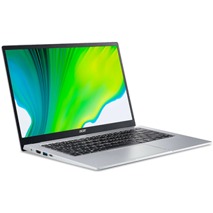 Acer Swift 1, 14'', Pentium N5030, 8 GB, 256 GB, W11H, sudraba - Portatīvais dators