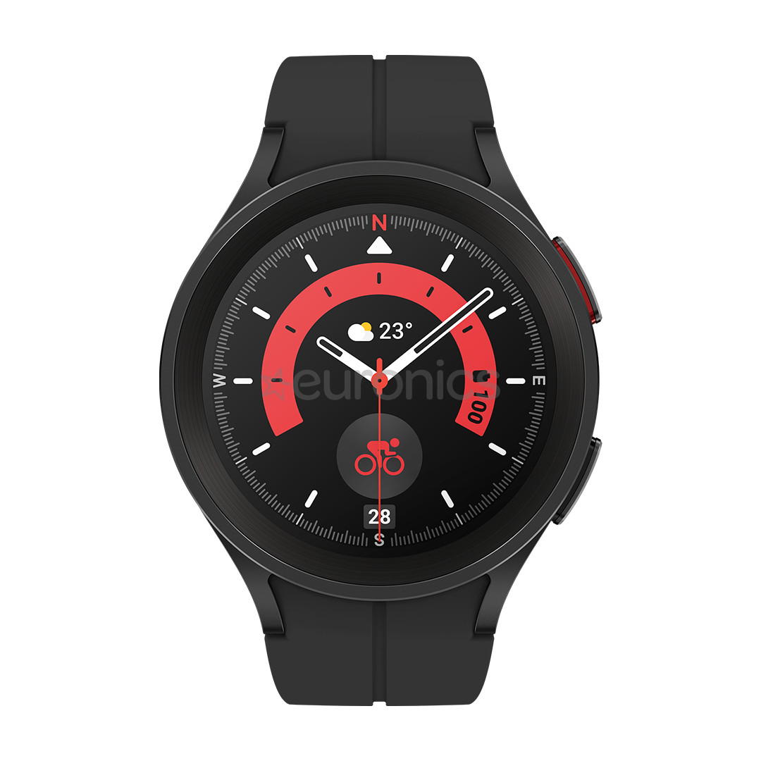 Samsung Galaxy Watch5 Pro, 45 мм, LTE, черный - Смарт-часы