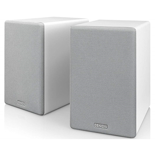 Denon N10, white/grey - Bookself speakers