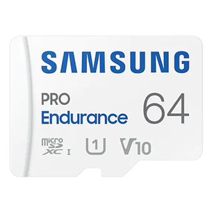 Samsung PRO Endurance, + adapteris, 64 GB - Atmiņas karte