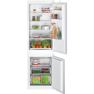 Bosch, 260 л, высота 178 см, белый - Интегрируемый холодильник KIN86NSF0