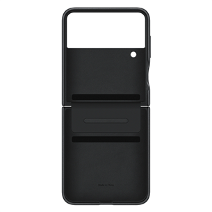 Samsung Galaxy Flip4 Flap Leather Cover, black - Smartphone cover