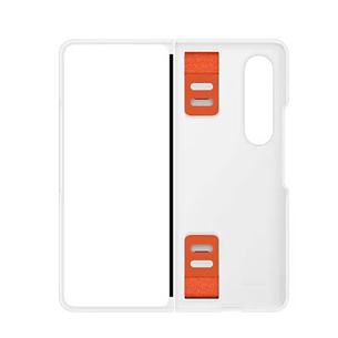 Samsung Galaxy Fold4 Silicone Grip Cover, balta - Apvalks viedtālrunim