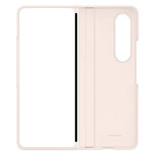 Samsung Galaxy Fold4 Slim Standing Cover, bēša - Apvalks viedtālrunim