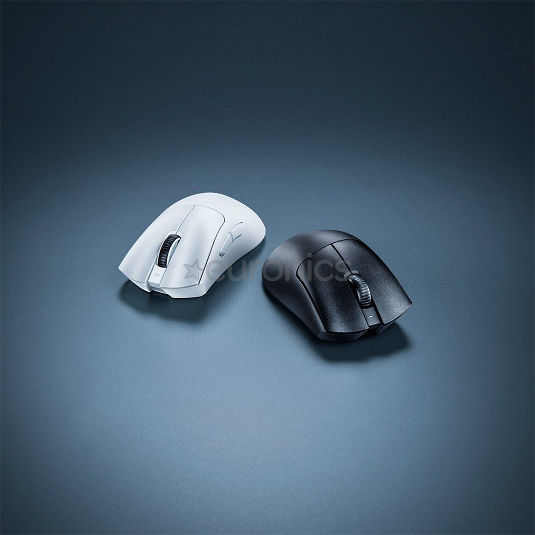 Razer DeathAdder V3 Pro, optiskā, balta - Bezvadu datorpele
