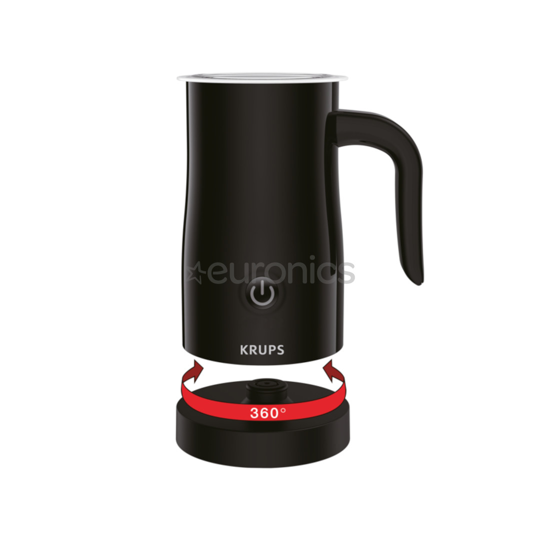 Krups frothing control, melna - Piena putotājs