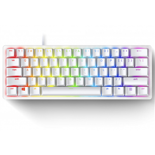 Razer Huntsman Mini Mercury Ed. Razer Red Switch, US, white - Mechanical Keyboard