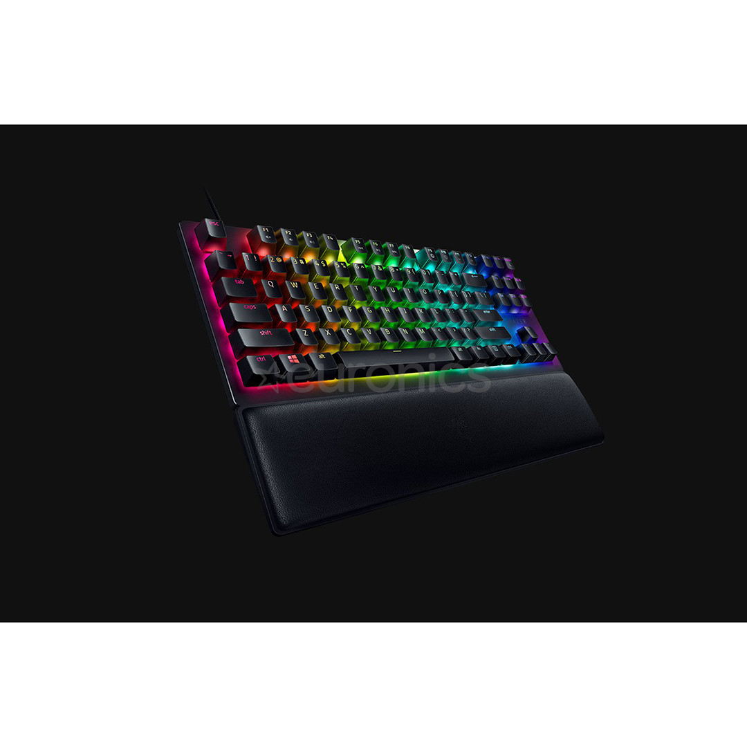Razer Huntsman V2 Tenkeyless Purple Switch, US, black - Keyboard