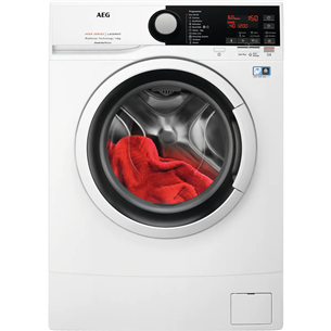 AEG, 6 kg, depth 37.2 cm, 1200 rpm - Front Load Washing Machine L6SNE26IW