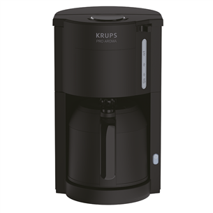 Krups Pro Aroma F312, ūdens tvertne 1 L, melna - Kafijas automāts ar filtru KM303810