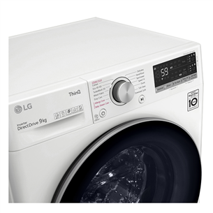 LG, TurboWash, 9 kg, depth 56.5 cm, 1400 rpm - Front Load Washing Machine