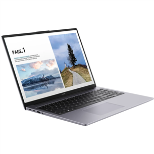 Huawei MateBook D 16, 16'', WUXGA, i5, 16 ГБ, 512 ГБ, W11H, серый - Ноутбук