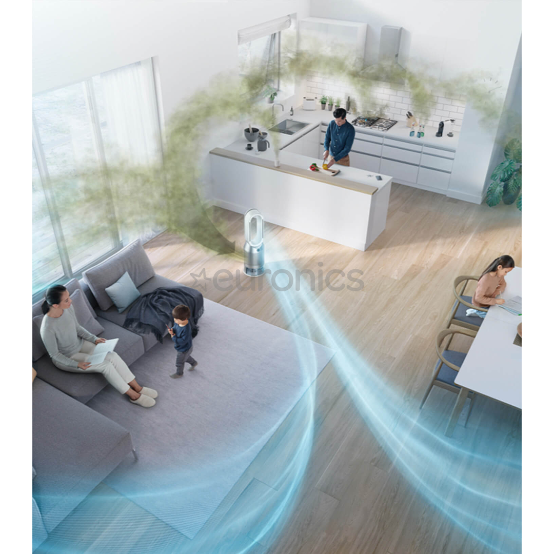 Dyson, белый/серебристый - Увлажнитель-очиститель воздуха