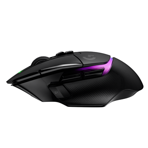 Logitech G502 X PLUS, melna - Bezvadu datorpele