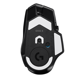 Logitech G502 X PLUS, melna - Bezvadu datorpele