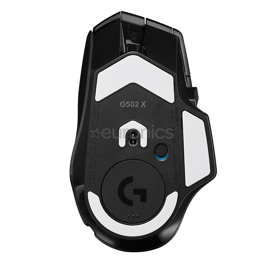 Logitech G502 X PLUS, melna - Bezvadu datorpele