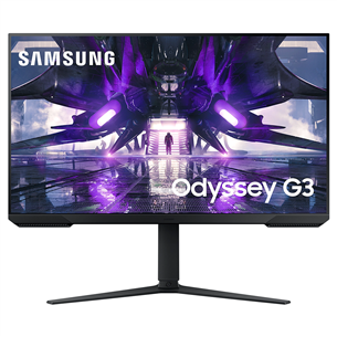 Samsung Odyssey G3, 32", Full HD, LED VA, 165 Hz, melna - Monitors