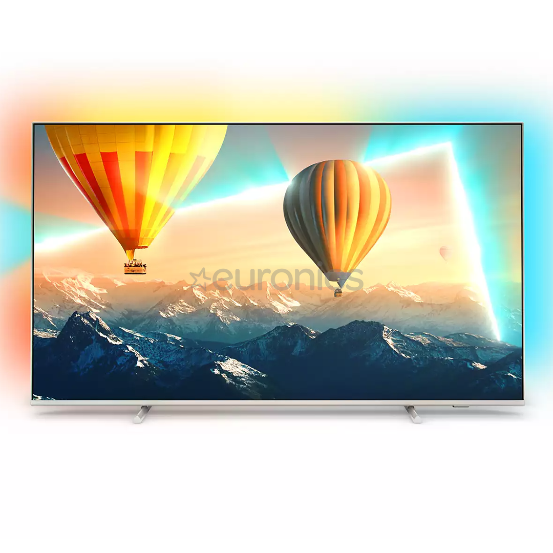 Philips PUS8057, 43'', Ultra HD, LED LCD, sānu statīvs, pelēka - Televizors
