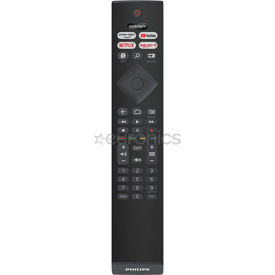 Philips PUS8057, 43'', Ultra HD, LED LCD, sānu statīvs, pelēka - Televizors