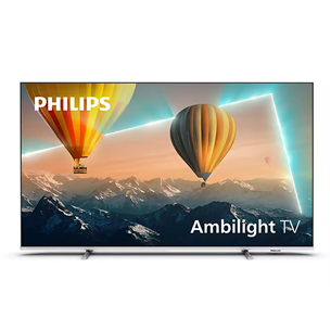 Philips PUS8057, LED 4K UHD, 50", sānu statīvs, pelēka - Televizors