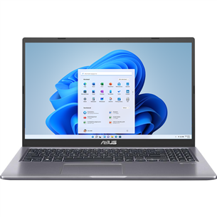 ASUS Laptop 15 A516, 15,6'', i7, 8 ГБ, 512 ГБ, W11H, ENG, серый - Ноутбук A516JA-BQ2545W-ENG