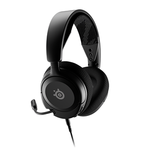 Steelseries Arctis Nova 1, melna - Austiņas ar mikrofonu 61606-