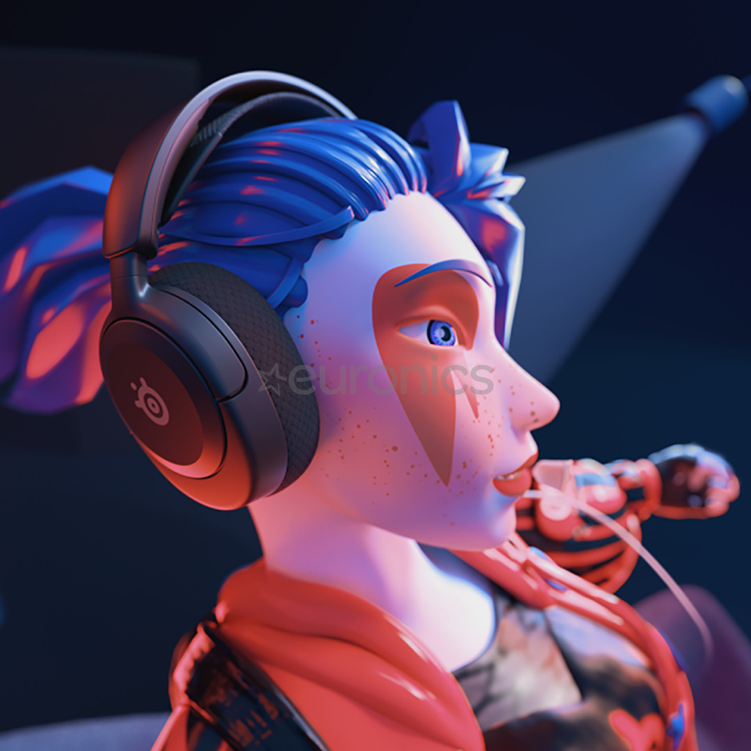 Steelseries Arctis Nova 1, melna - Austiņas ar mikrofonu