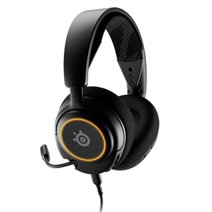 Steelseries Arctis Nova 3, melna - Austiņas ar mikrofonu