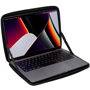 Thule Gauntlet, 14'', MacBook, melna - Apvalks portatīvajam datoram