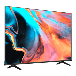 Hisense E7HQ, 55'', 4K UHD, QLED, боковые ножки, черный - Телевизор