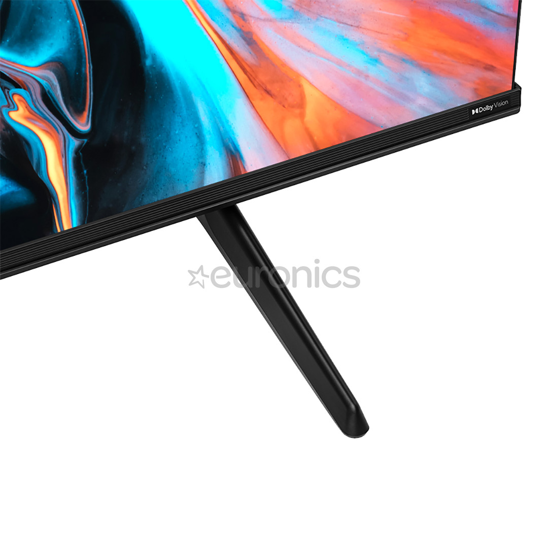 Hisense E7HQ, QLED, 4K UHD, 55", sānu statīvs, melna - Televizors