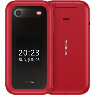 Nokia 2660 Flip, sarkana - Mobilais telefons
